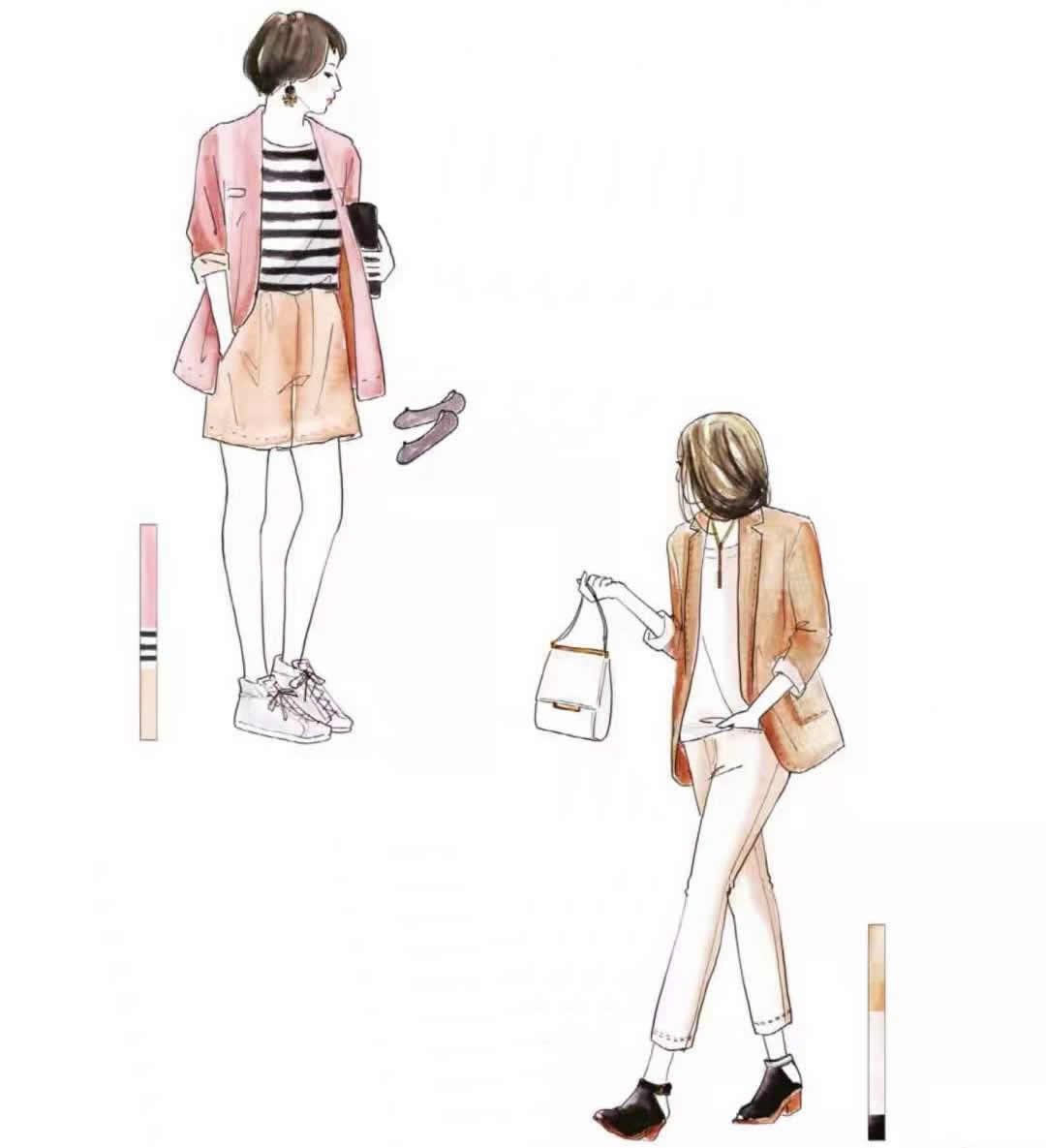 秋冬简单亮色高级感穿搭,冬季永不过时的文艺风穿搭