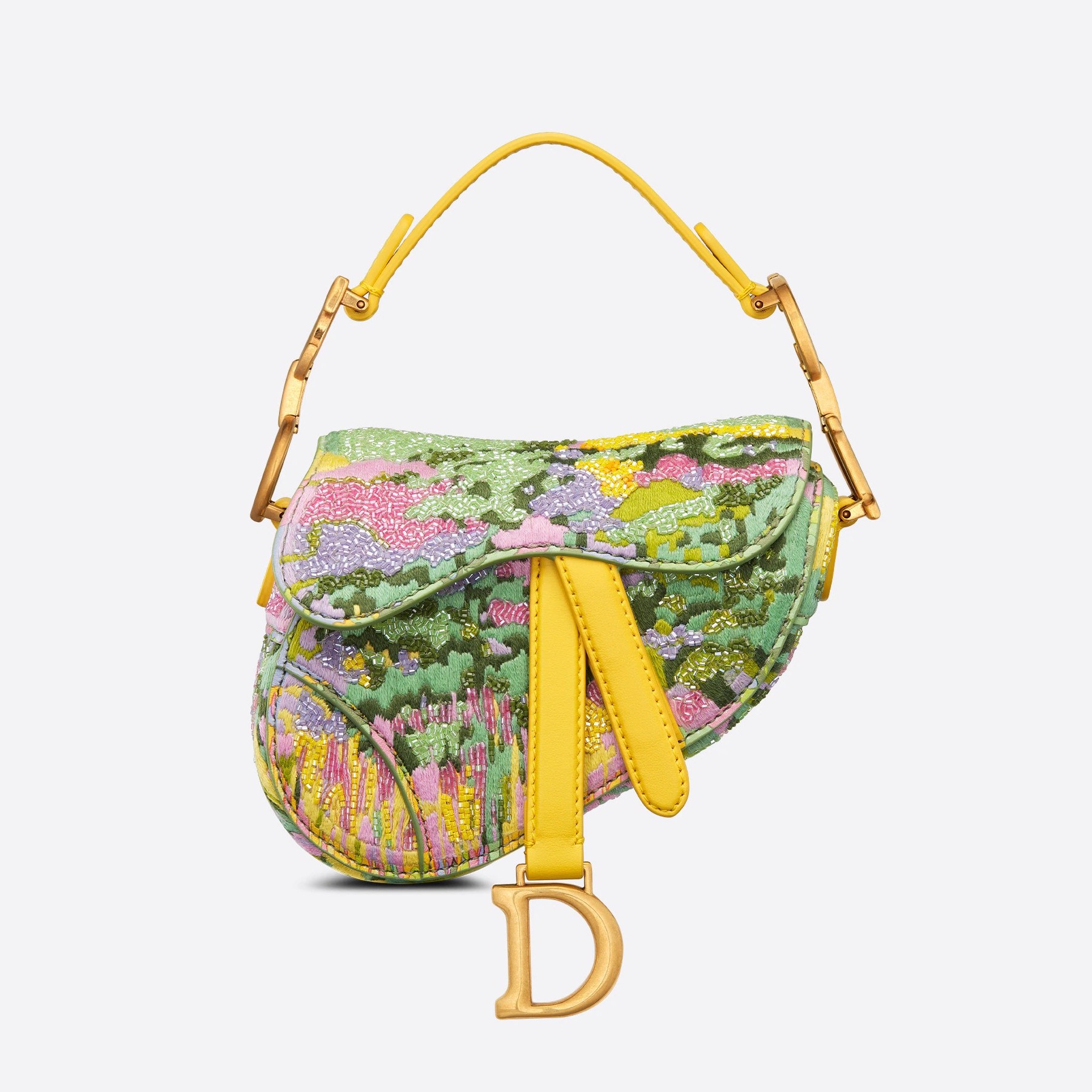 Dior刺绣包包,dior刺绣豹纹戴妃包