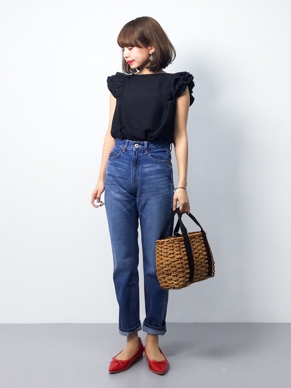 身高155高级感和显高穿搭技巧,高个子矮个子穿搭对比测评