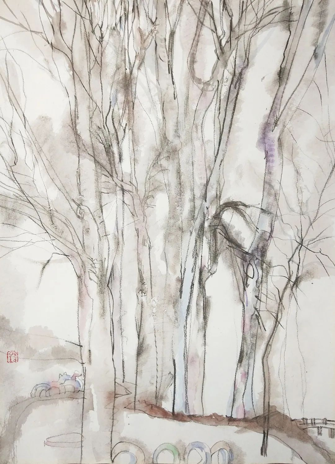 刘筱静山水作品欣赏,刘筱静水墨画作品欣赏