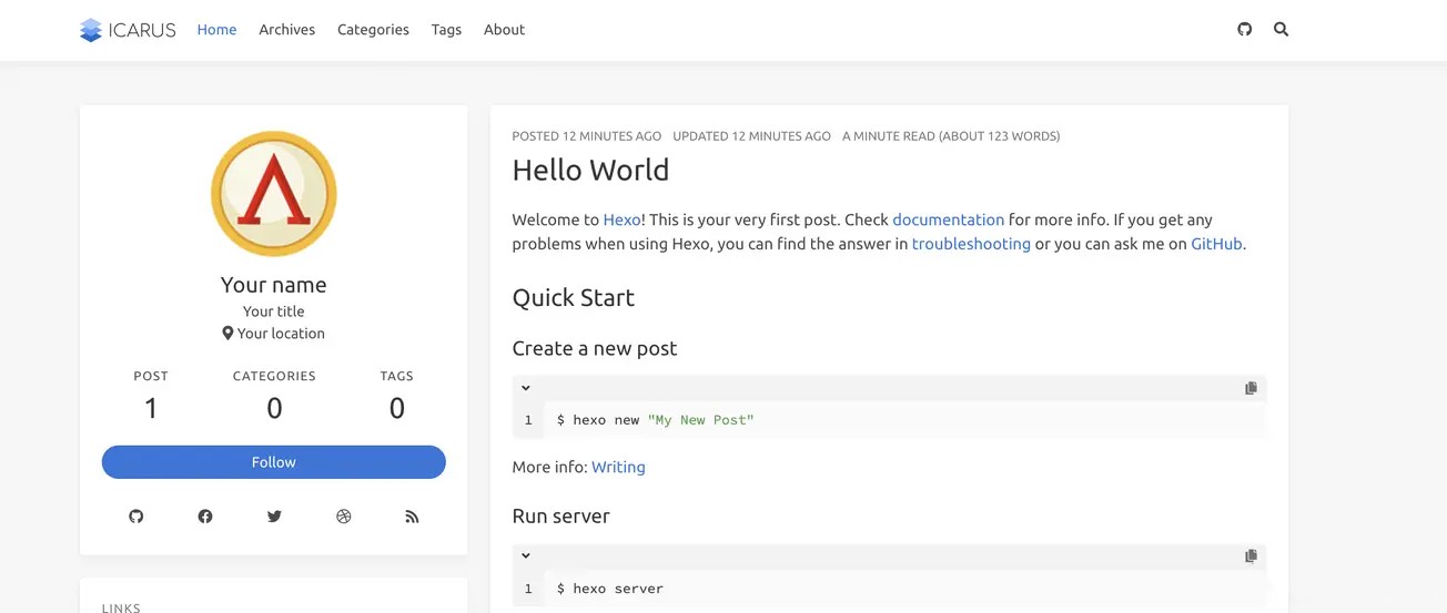 本地搭建hexo博客教程,hexo搭建博客过程中出现的问题