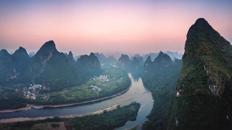 阳朔相公山玩完再去遇龙河一日游,相公山到遇龙河景区坐船怎么走的