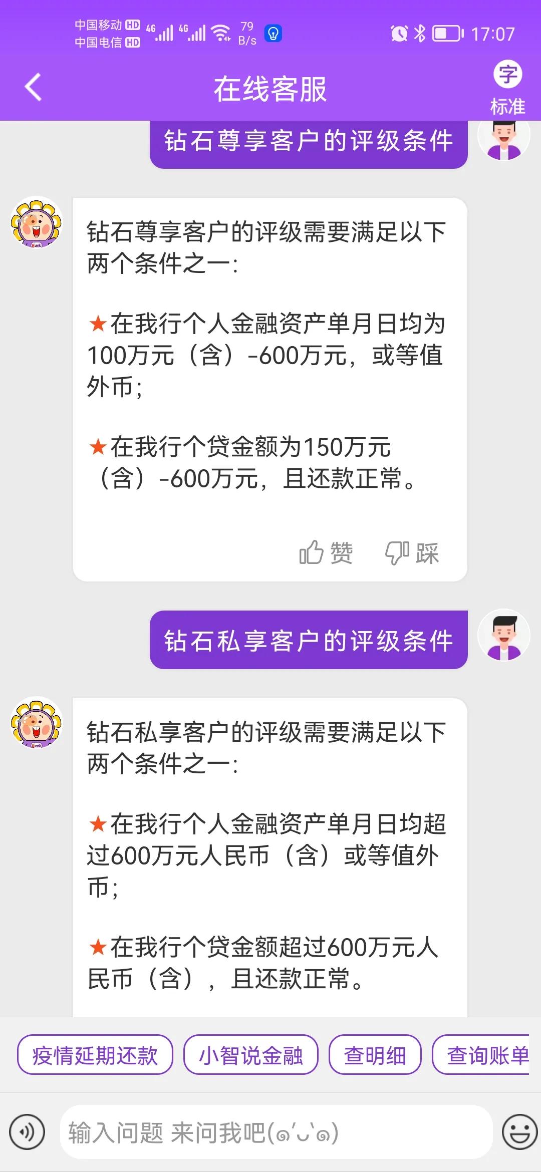 各大银行的客户等级及待遇,银行不同星级客户的区别