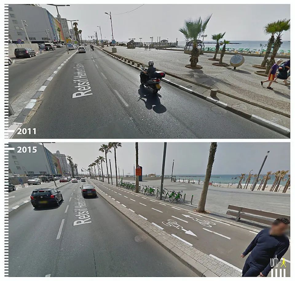 行走城市的魅力就是这么大！谷歌街景里50个公共空间改造前后对比