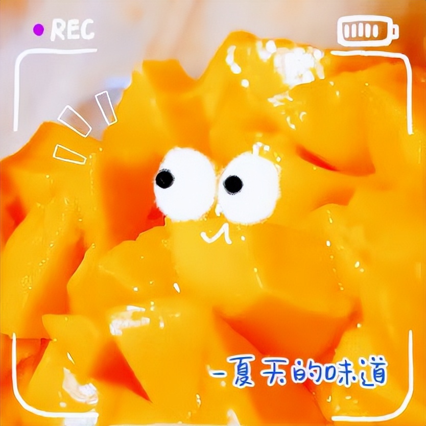 夏日甜品自制芒果布丁,芒果吉利丁片布丁做法