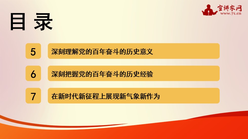 宣讲家课件：【学习*党**的十九届六中全会精神】深刻把握*党**的百年奋斗重大成就和历史经验