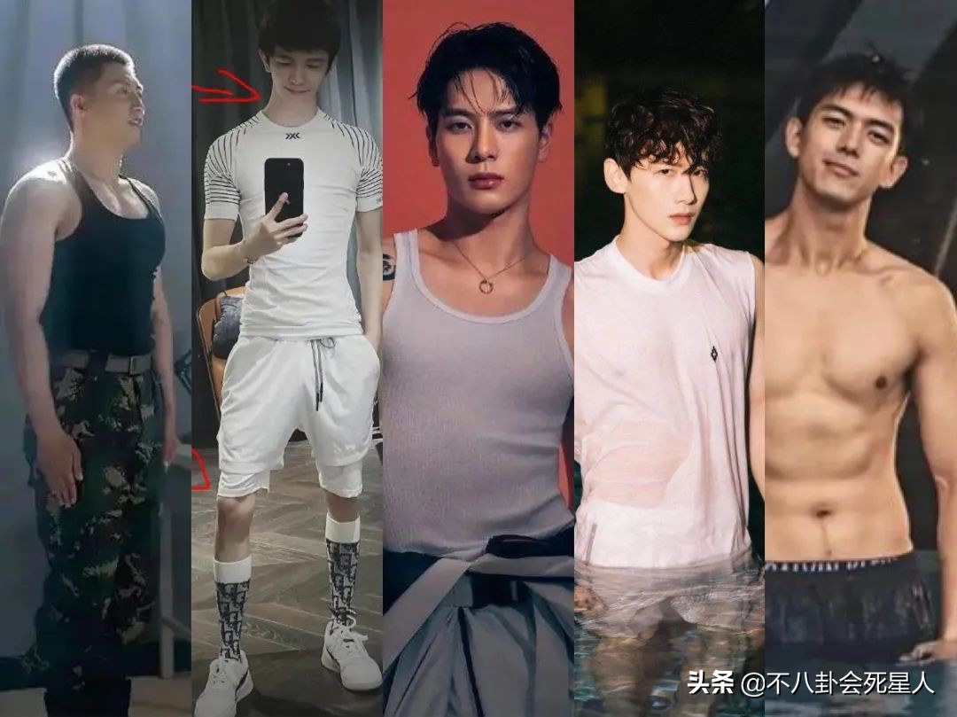 健身有效和健身无效的男演员,男明星无器械健身