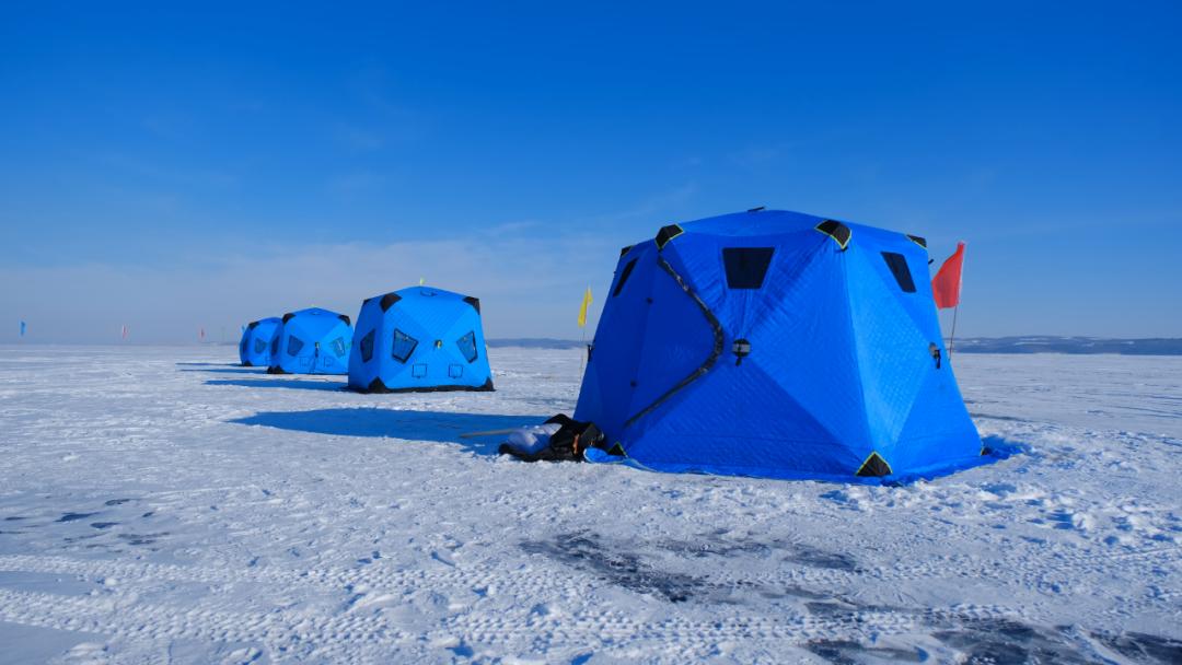 达斡尔打冰火球,呼伦贝尔达斡尔冰钓节