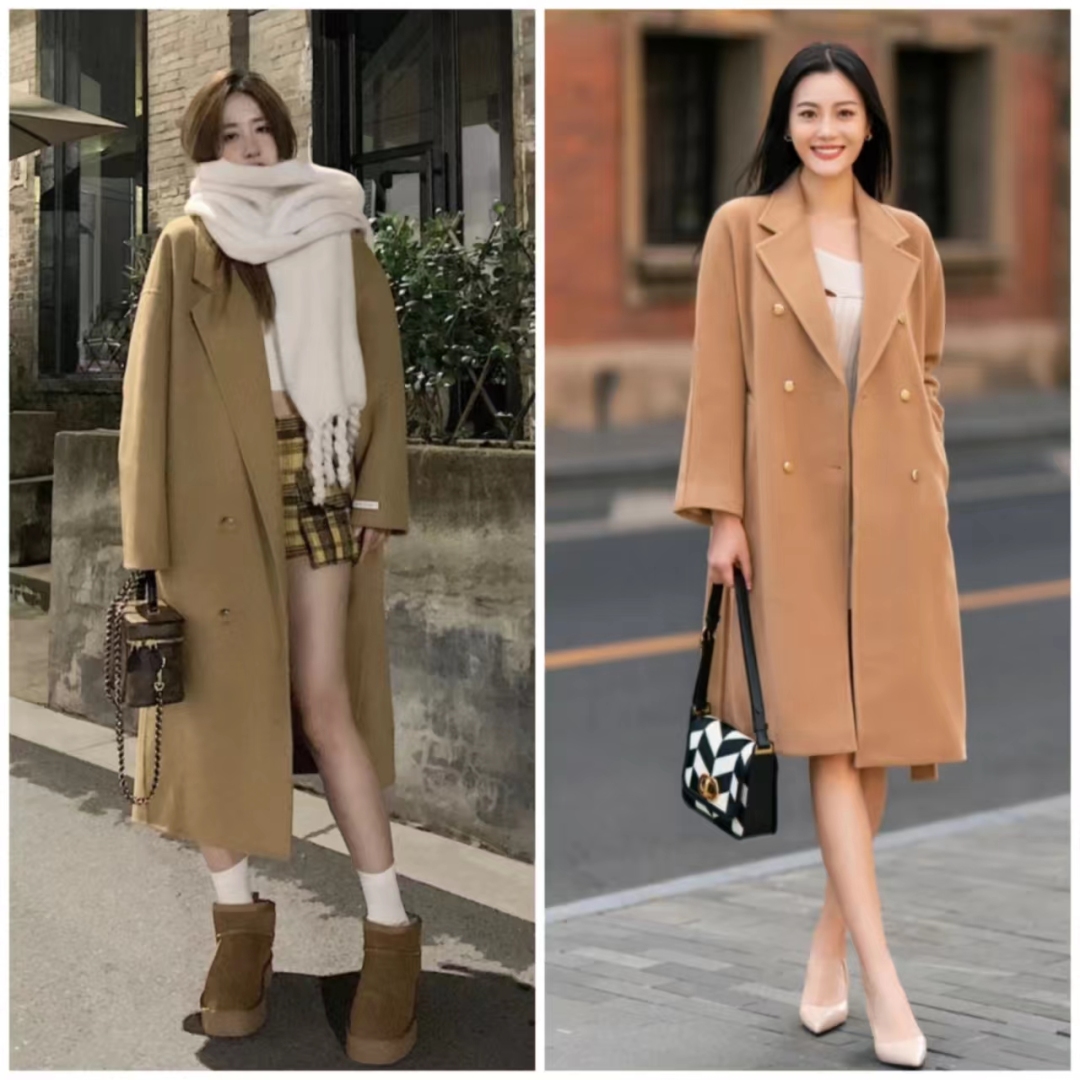 驼色大衣打底配什么颜色显高级,怎样选驼色大衣高级