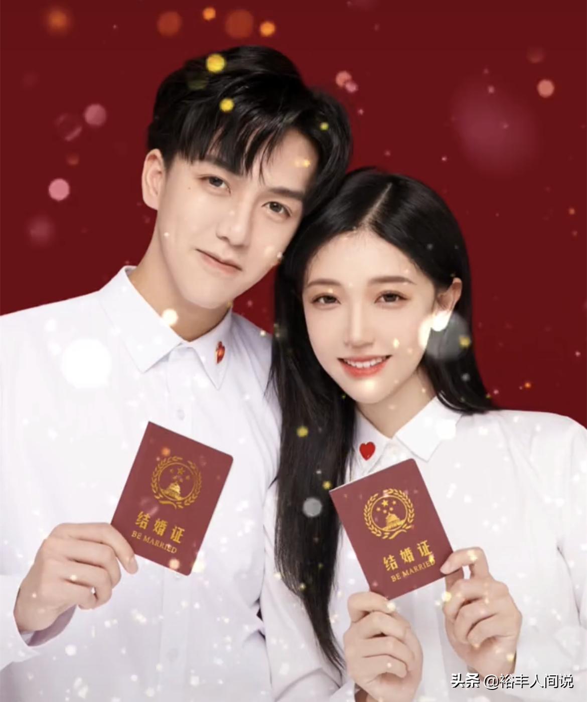 恭喜！高颜值网红十缨与男友登记结婚，甜晒Angelababy同款钻戒