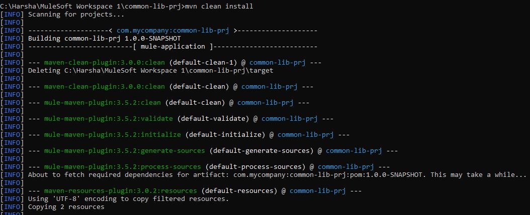 如何在Mule4中配置通用流程以重用通用功能