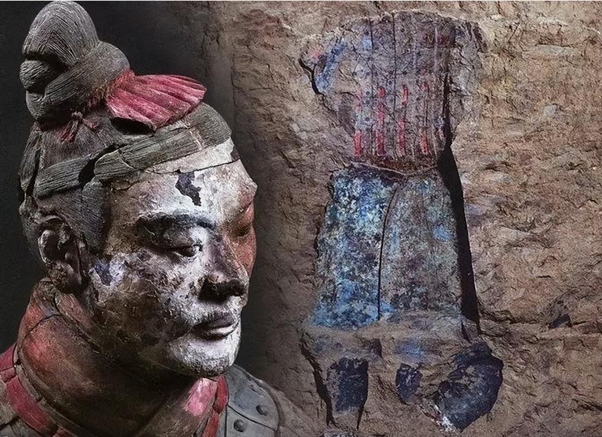 兵马俑超导材料绝密研究所,为什么兵马俑会涂装蓝色超导材料