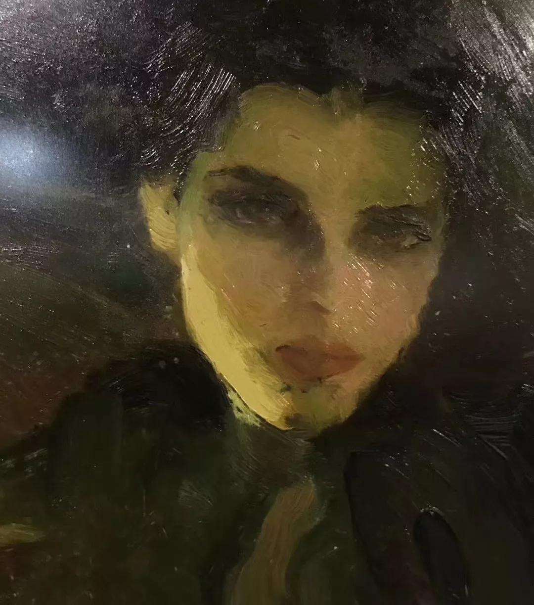 何多苓俄罗斯写生油画,何多苓油画2007