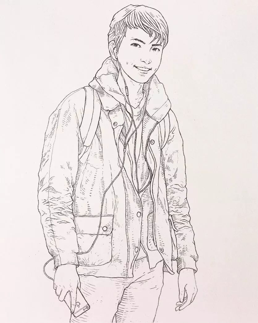 钢笔淡彩,寥寥数笔,倾倒一批,你们的爱豆上线啦!