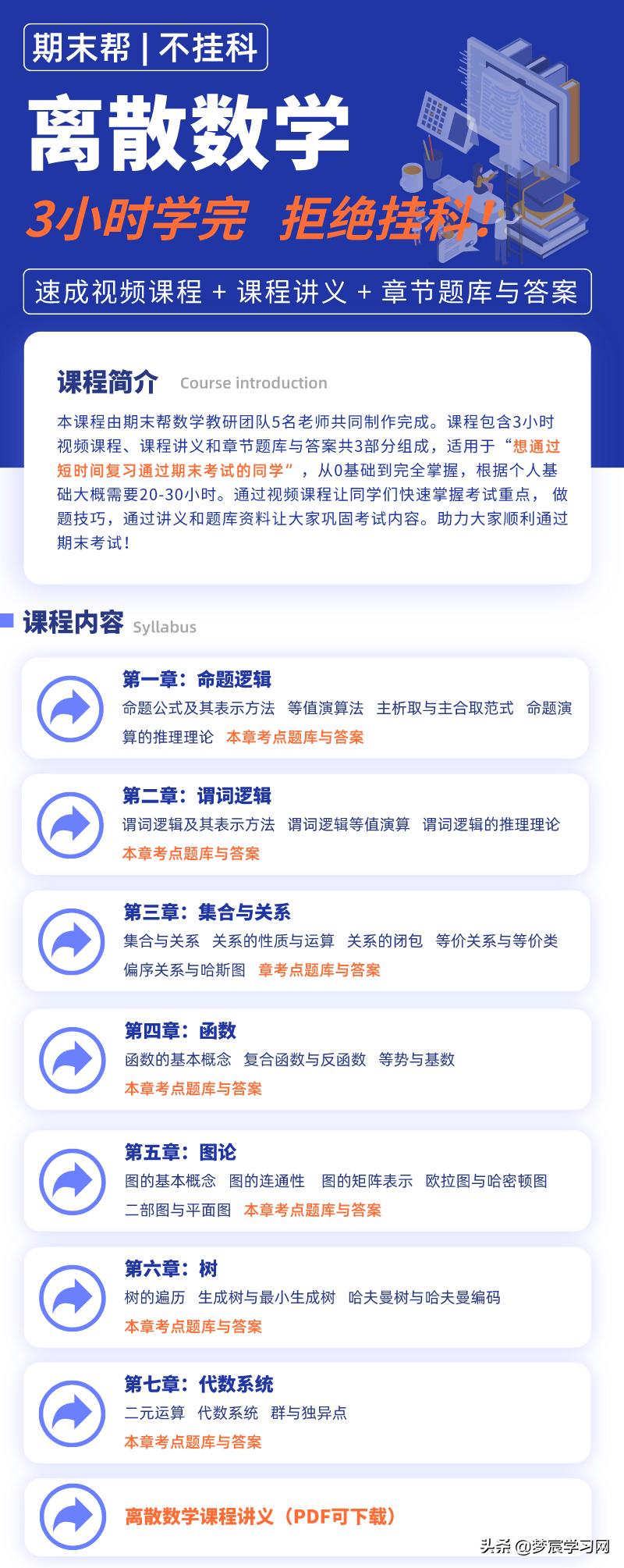 不挂科系列一口气看完,如何学好离散数学