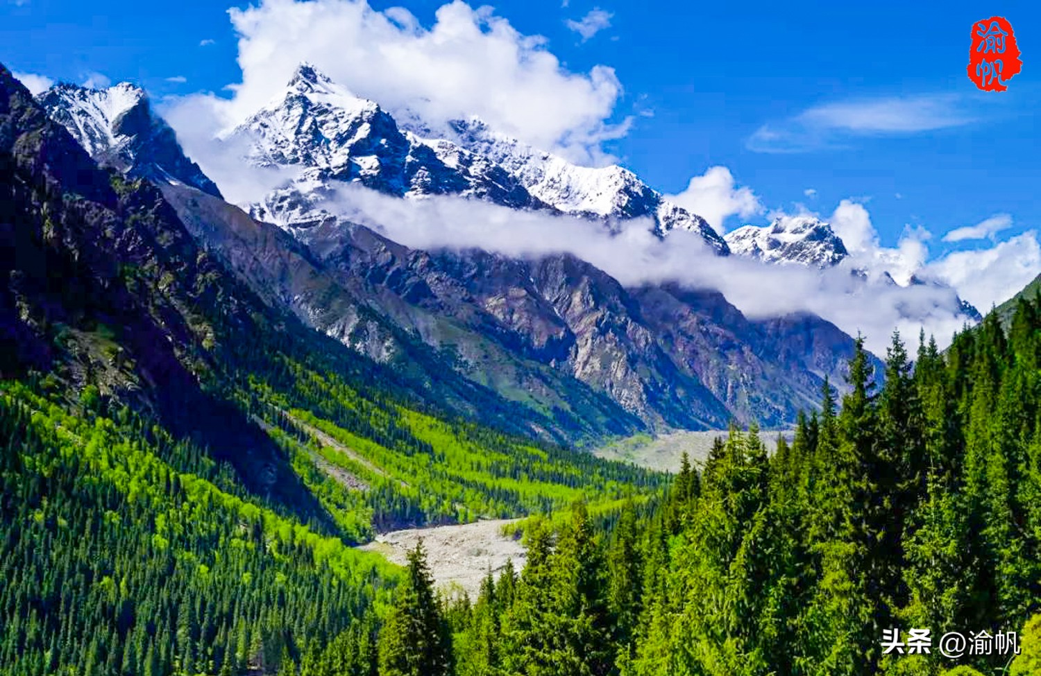 天山下的那拉提,陶渊明笔下世外桃源的美景