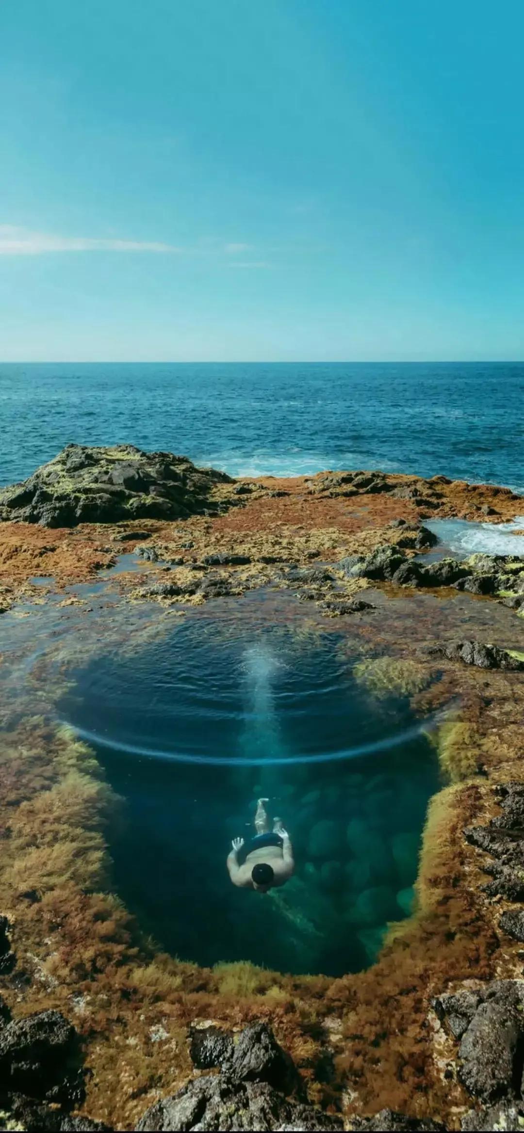 大海壁纸｜大海边，守候朝霞，聆听海浪的乐章
