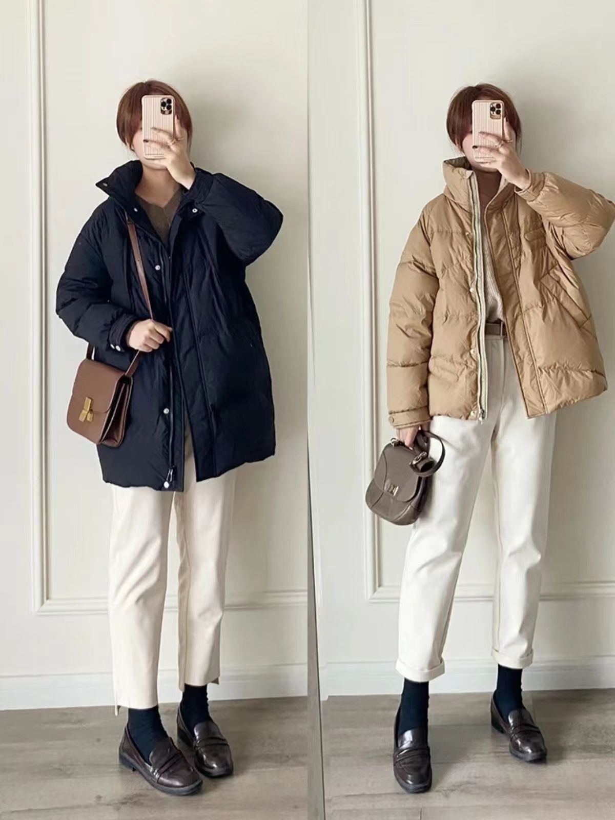 冬天的大衣平底鞋这样搭配会更好,小个子高级感百搭大衣鞋子