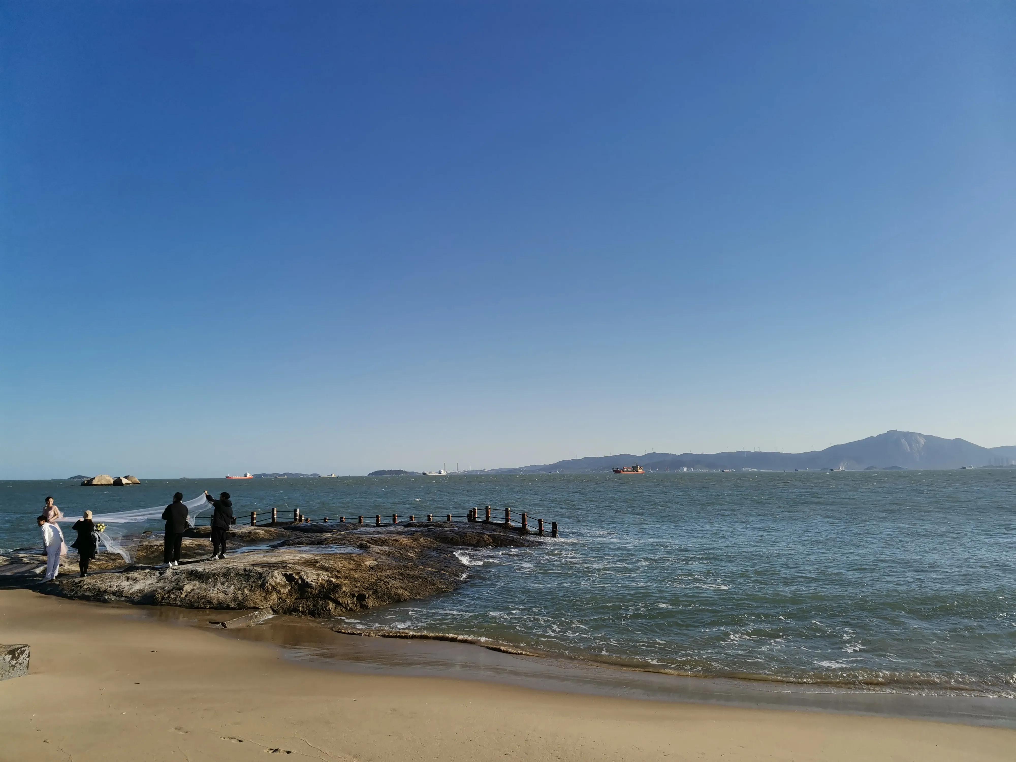 厦门的蓝天白云大海,厦门的海厦门的天空