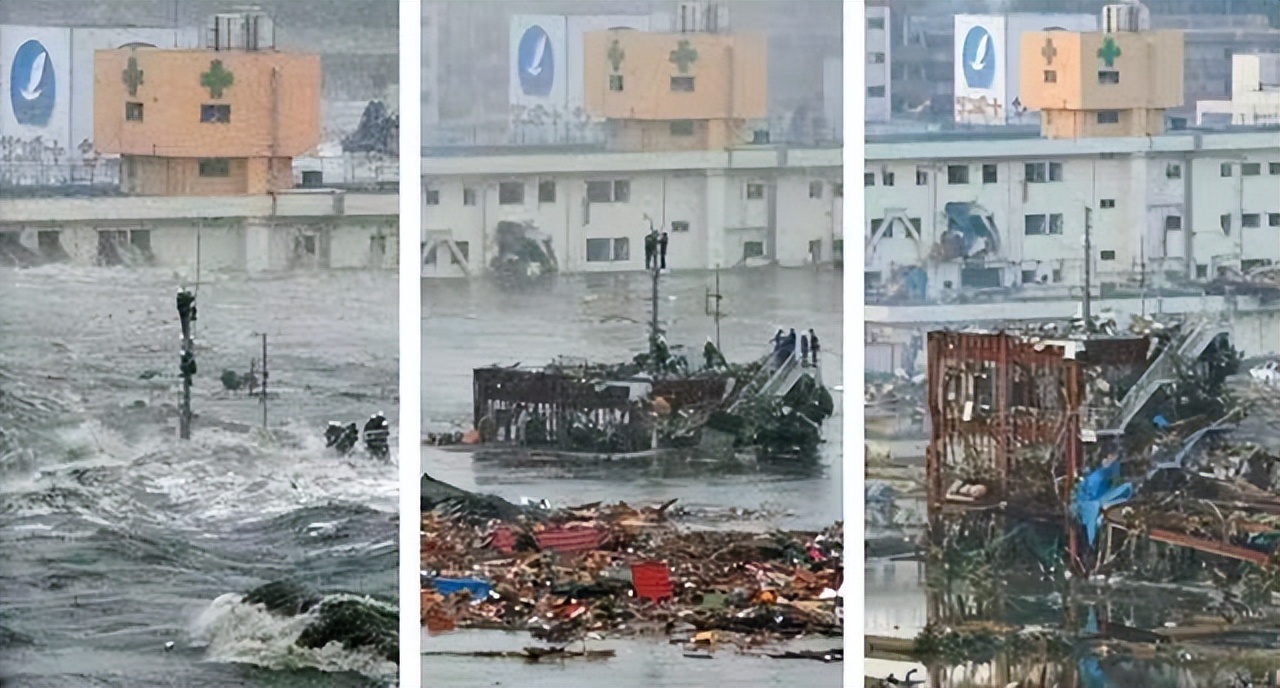 日本大地震引发的海啸震撼画面,日本大地震海啸最严重的视频