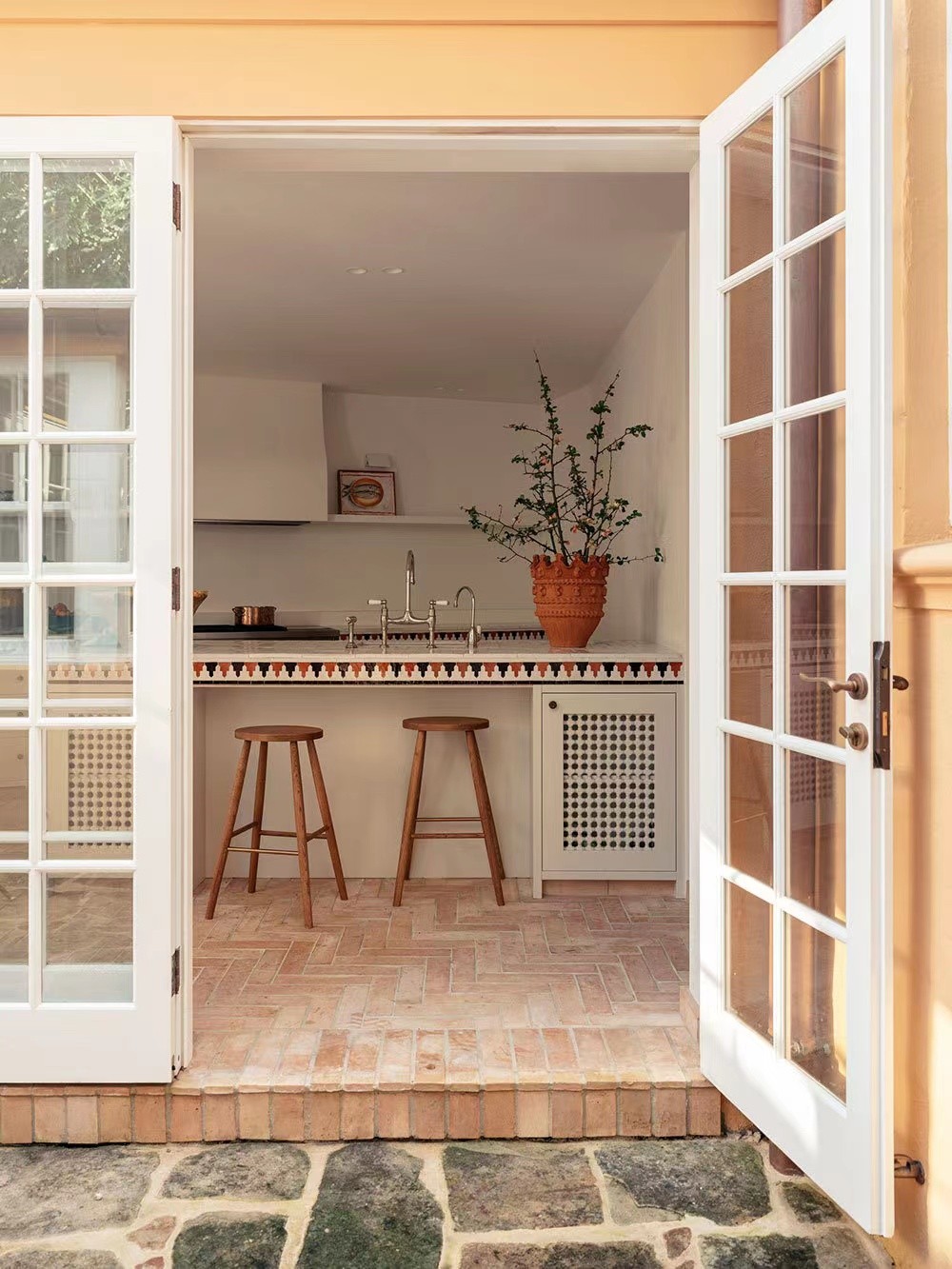 简约地中海风卧室,160平浪漫法式风住宅优雅范十足