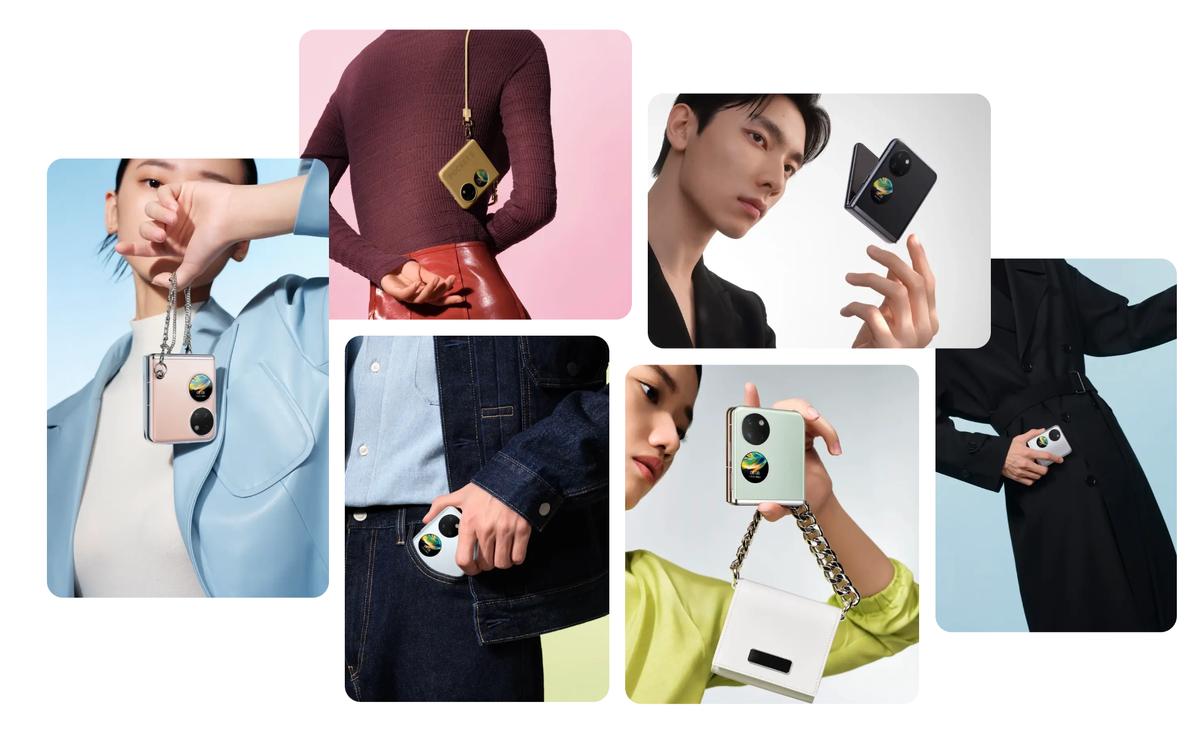 华为pockets折叠后如何拍照,华为pockets后置自拍