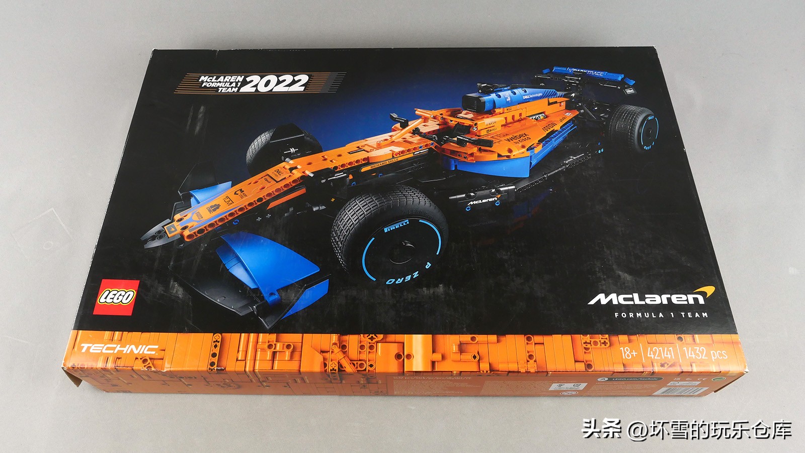 乐高42123迈凯伦塞纳机械组开箱,乐高42141迈凯伦f1赛车拼装过程