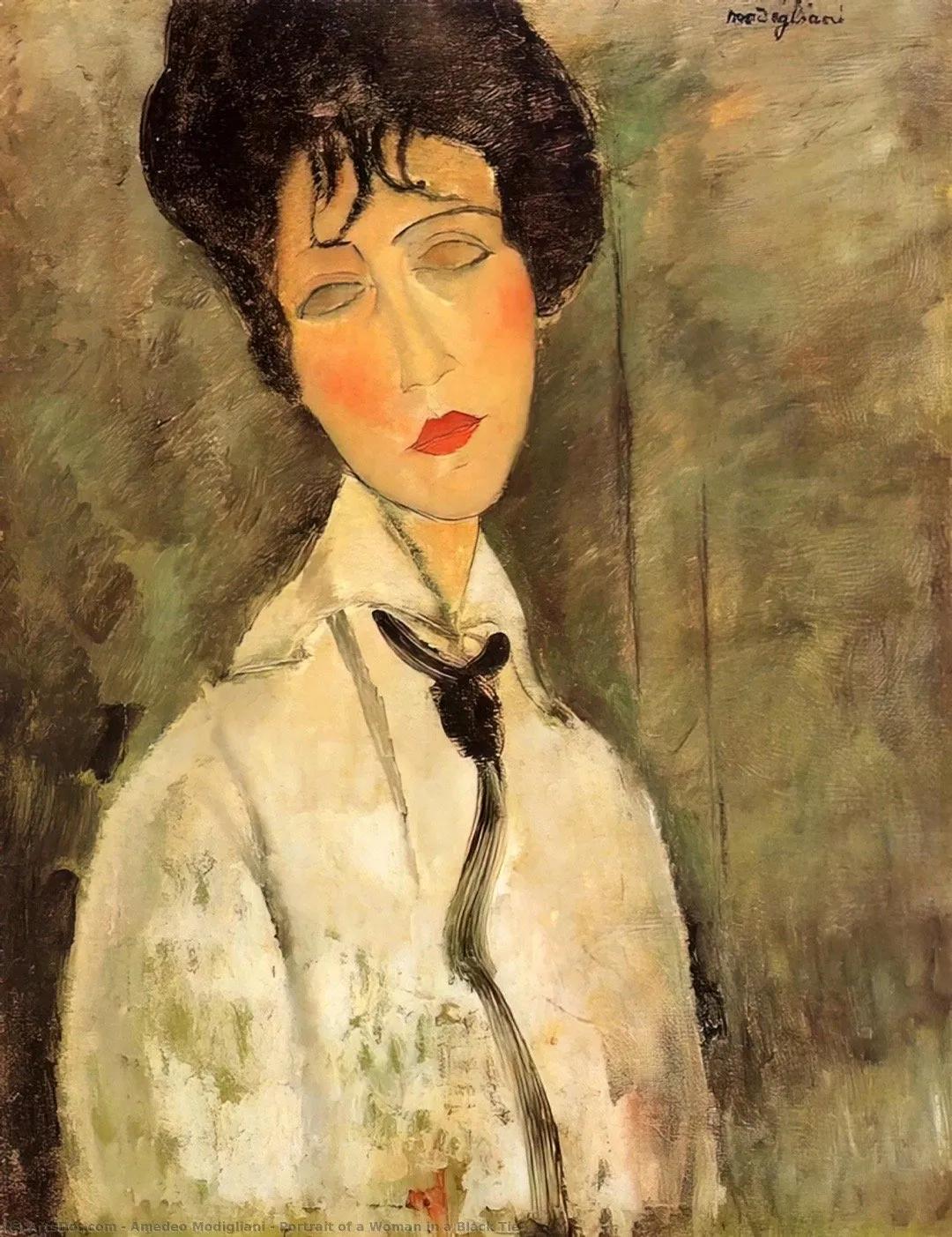莫迪里阿尼笔下的人物,莫迪里阿尼笔下的妻子赏析