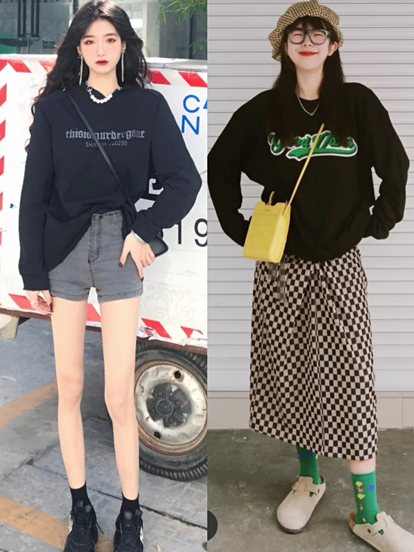 烂大街的卫衣怎么穿才好看,黑卫衣怎么穿搭最好看