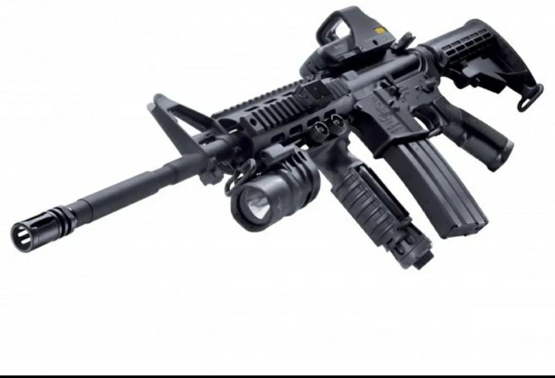 中国军用枪械m4a1,hkg36c突击步枪和m4a1