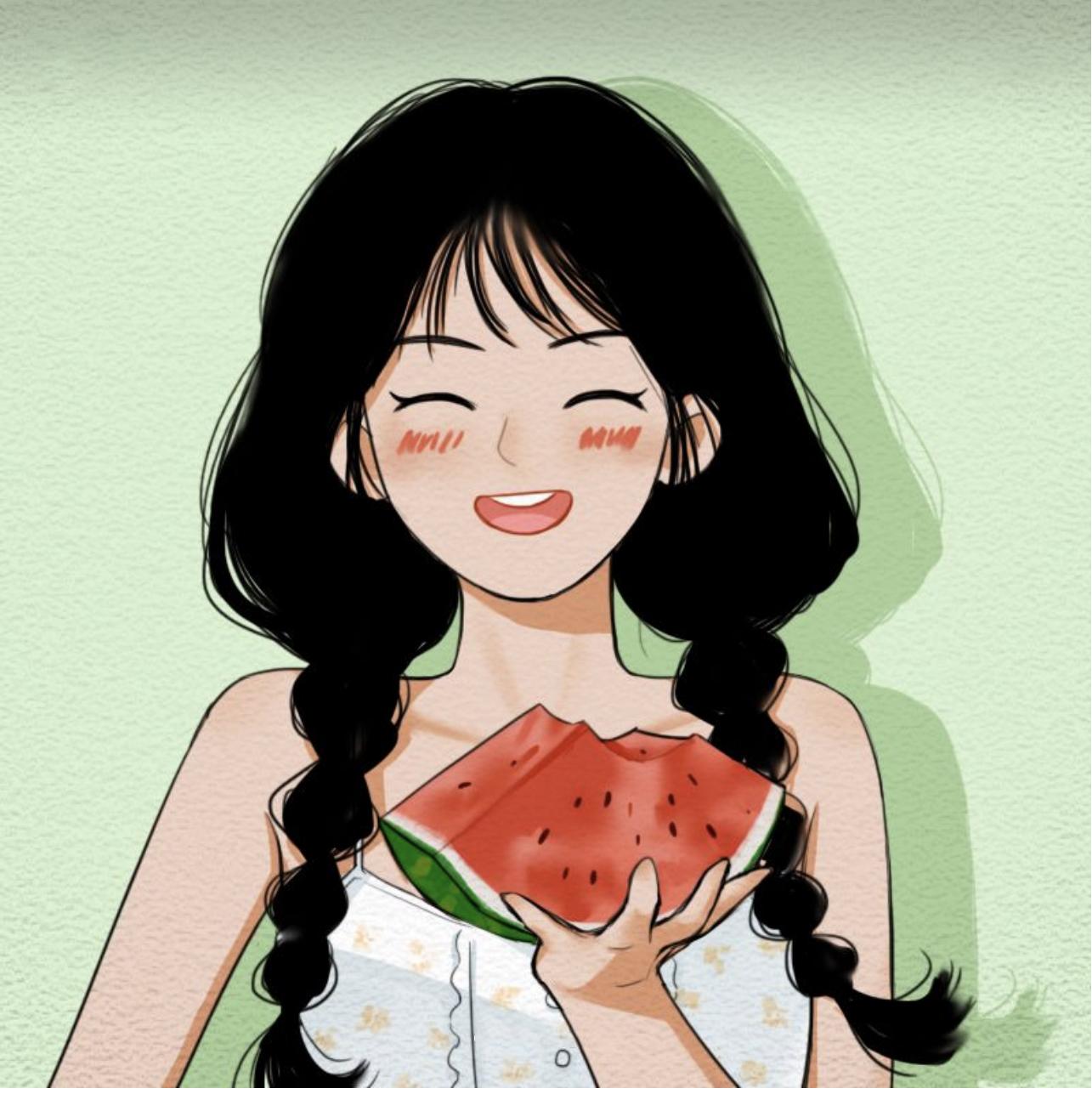 闺蜜头像一人一半两张漫画可爱,闺蜜头像真人仙气高颜值高马尾