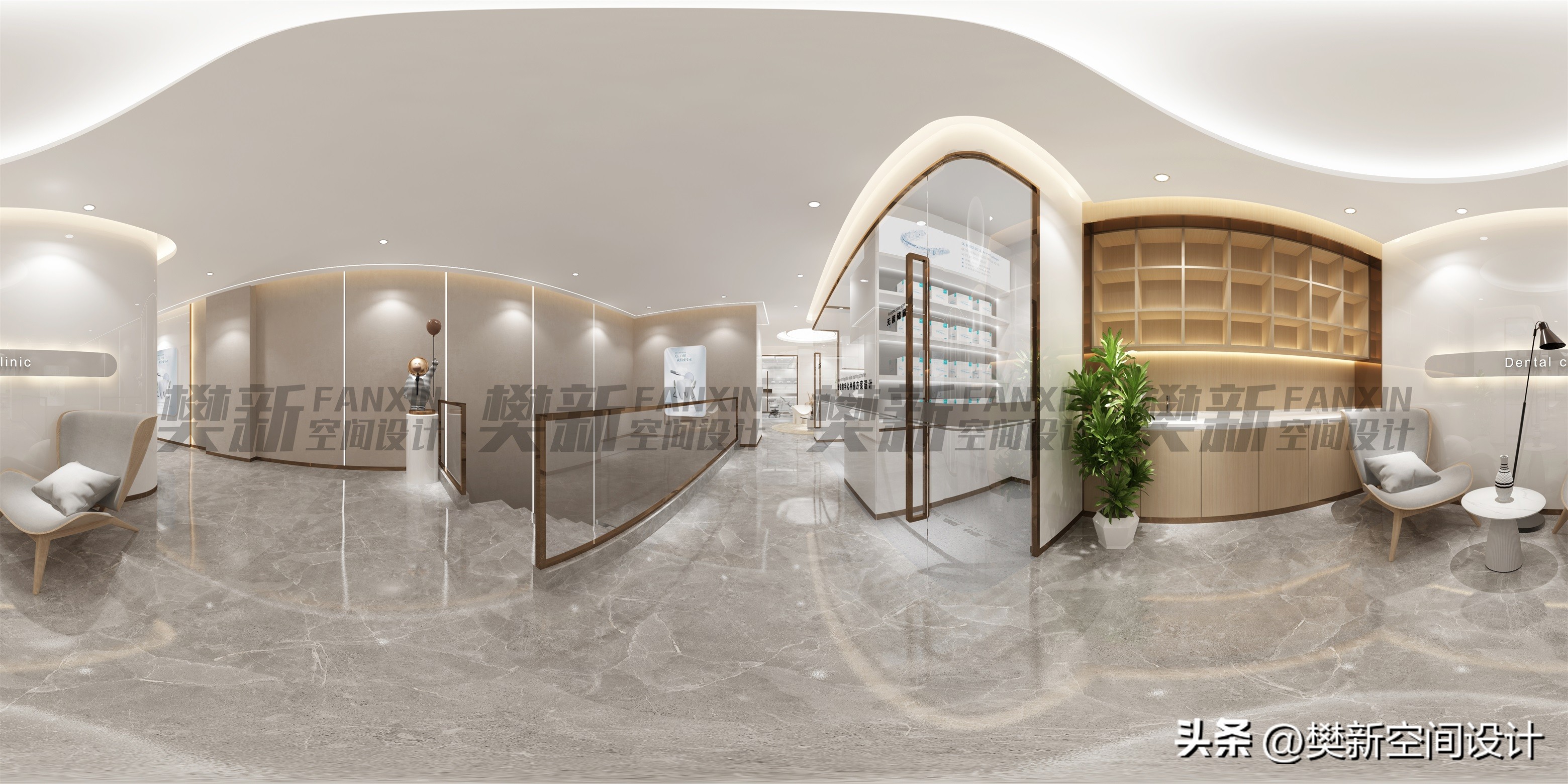 泉州市专业牙科诊所设计效果图,泉州牙科诊所装修设计效果