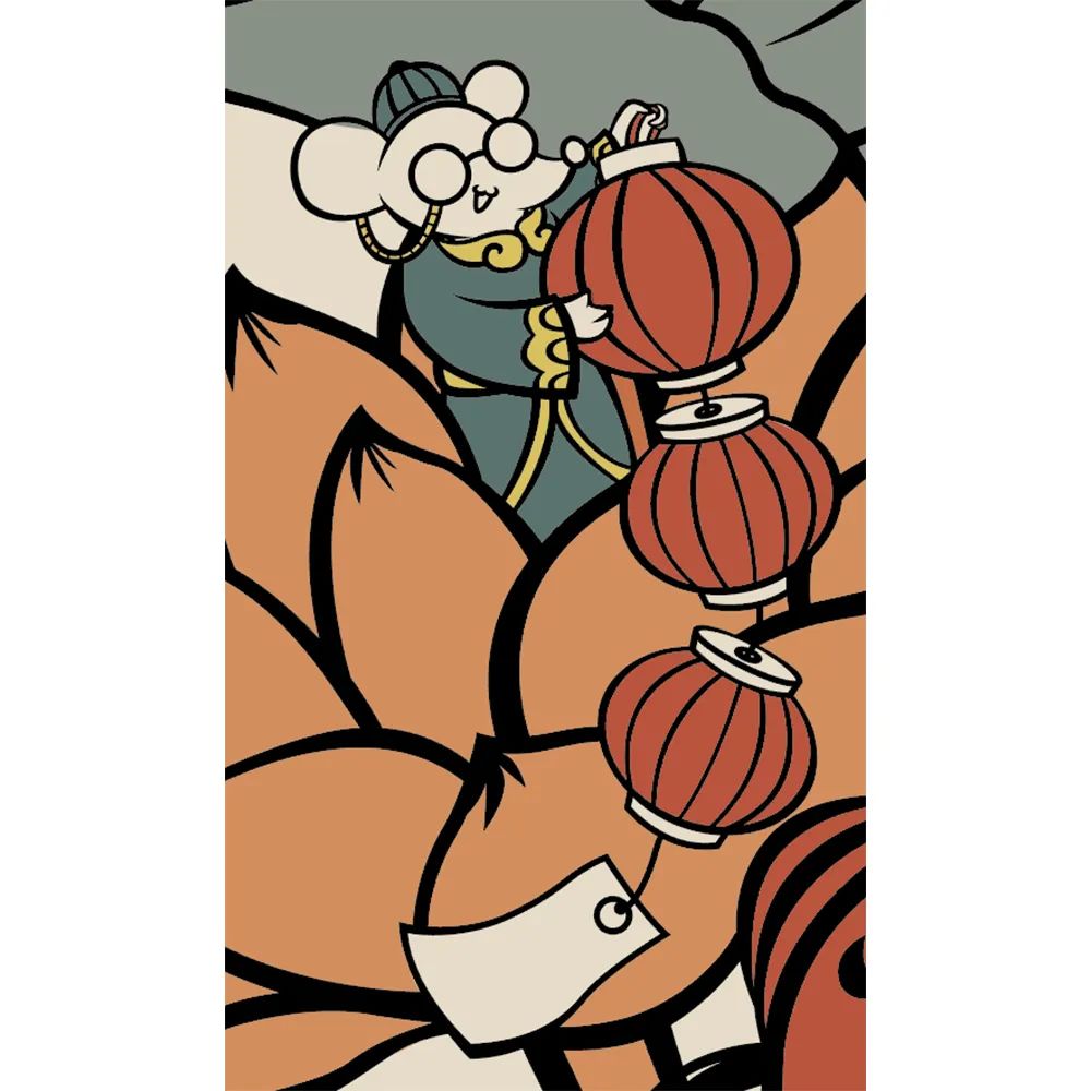 国潮风海报创意设计,国潮插画手绘初学者入门教程