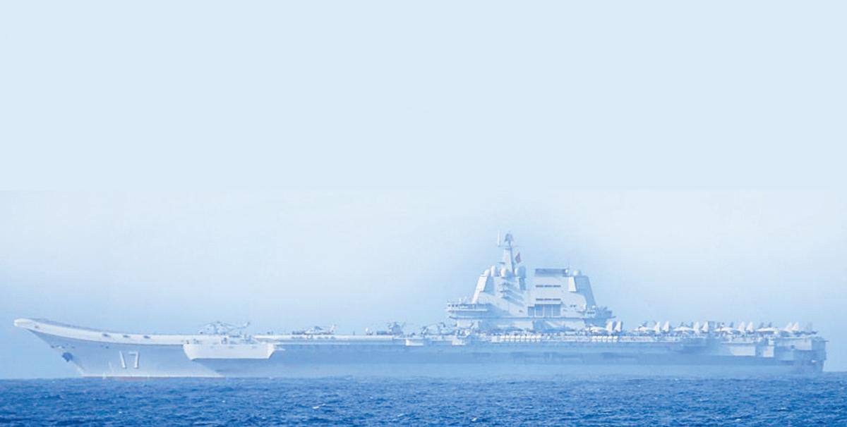 解放军航母与菲律宾之间的距离,解放军航母去关岛都有哪些舰