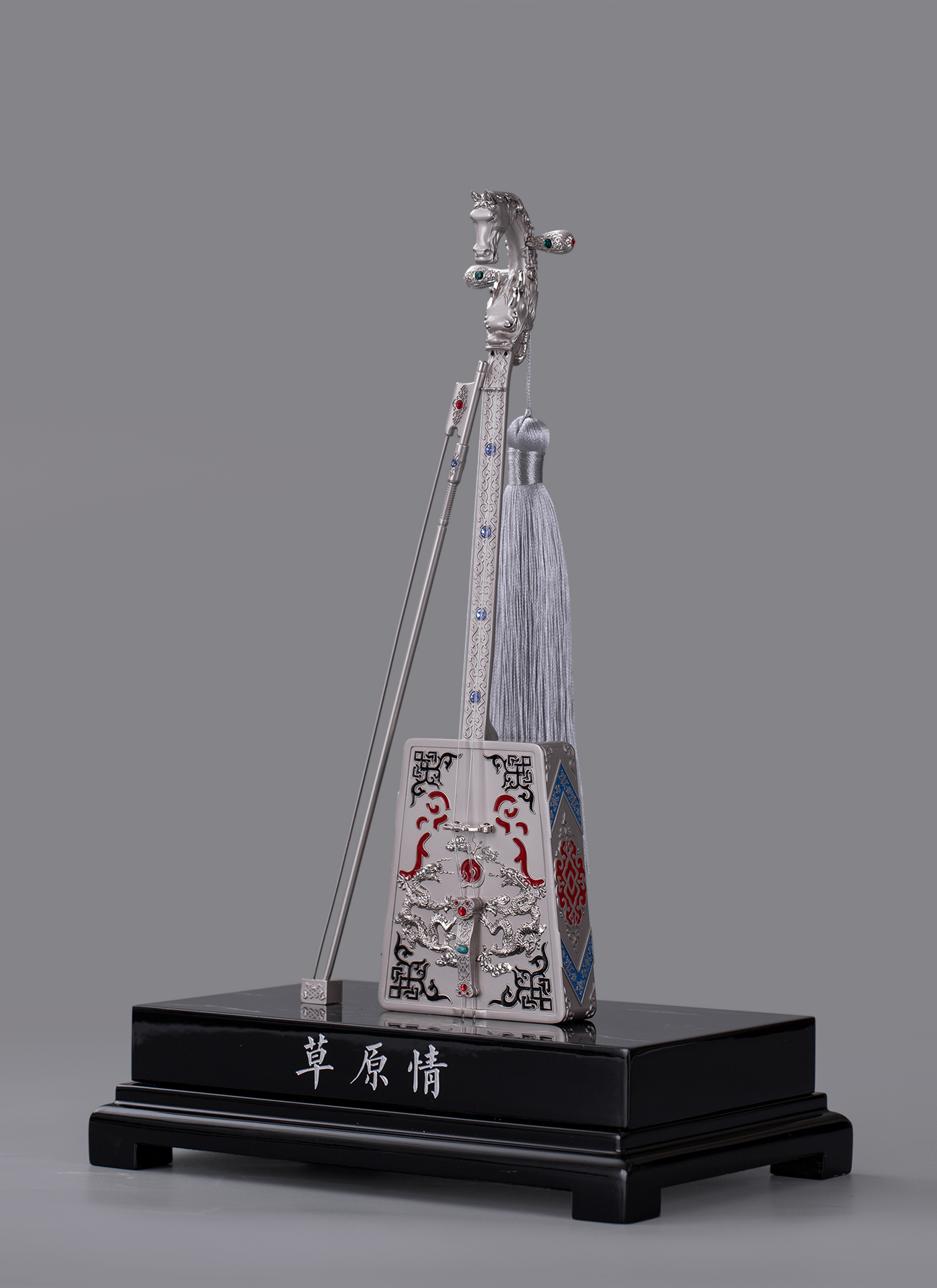 蒙古元素马头琴礼品,马头琴模型摆件