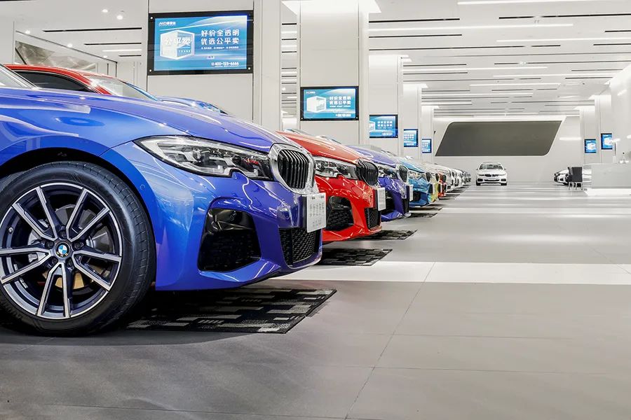 澳康达二手车展厅布局,澳康达二手车天花板