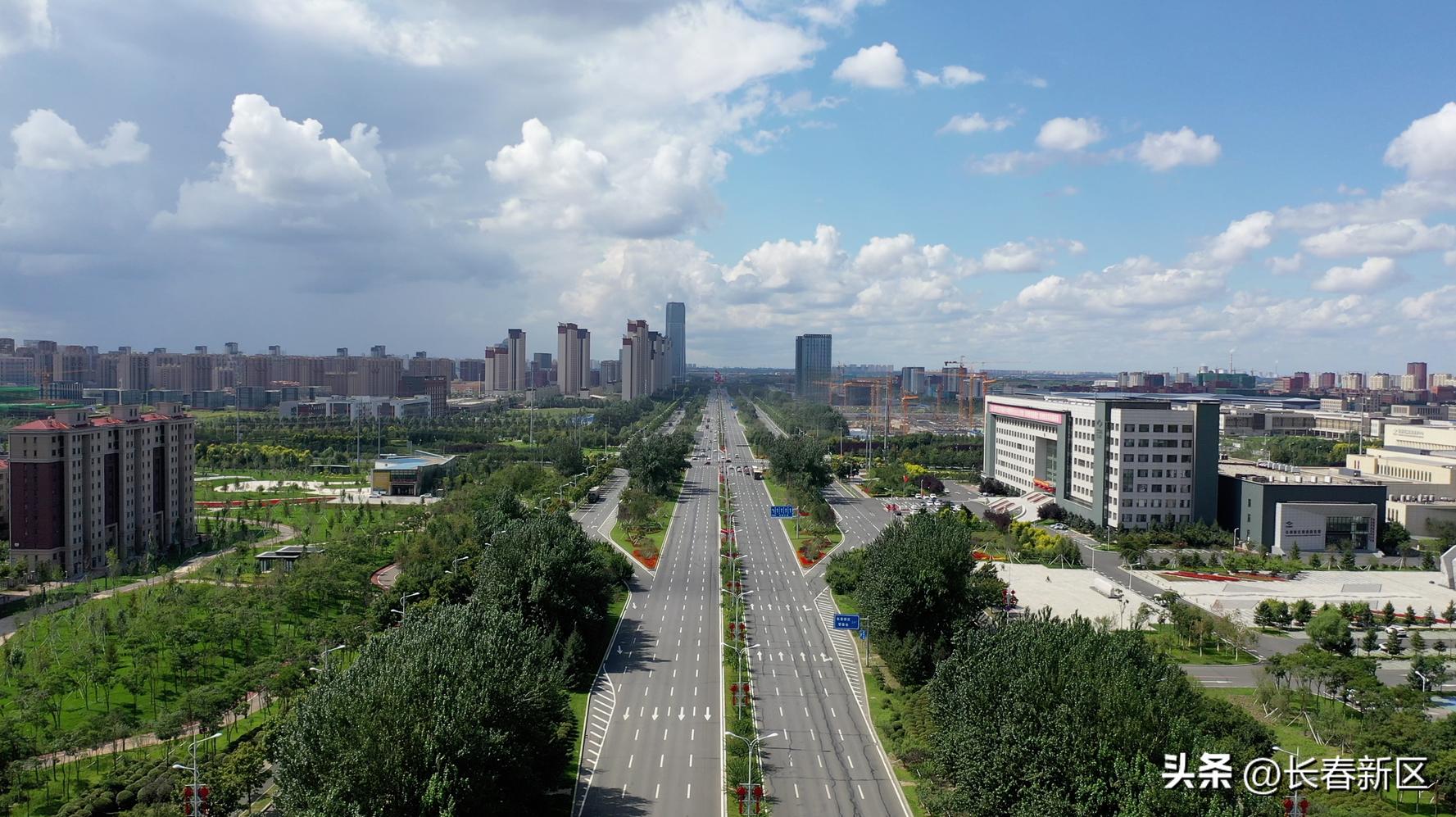 长春新区修建的快速路,长春新区轨交规划图