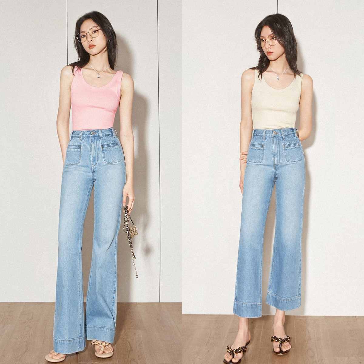 小个子胯宽没屁股适合穿的裤子,大腿粗假胯宽穿什么裤子才能瘦