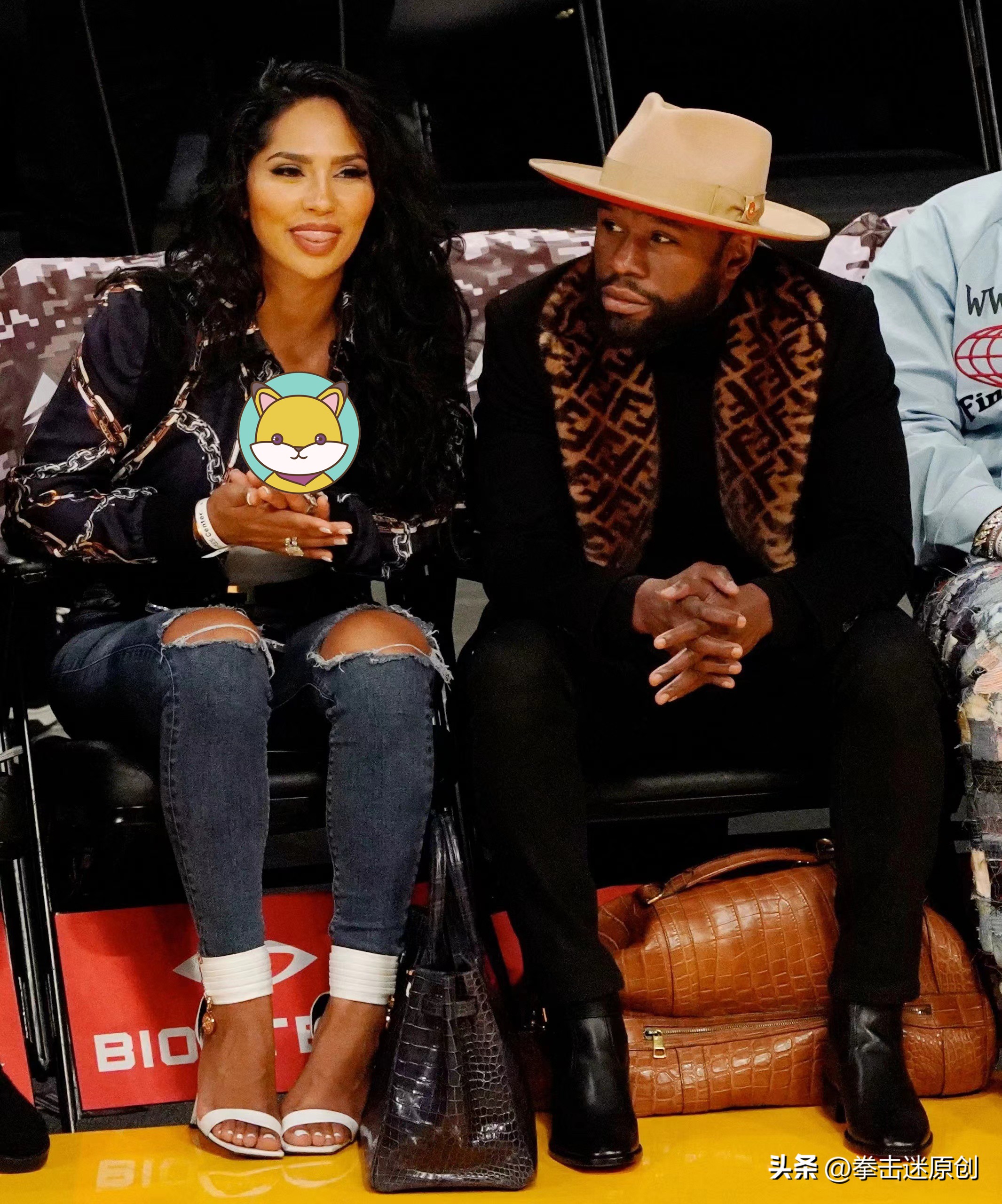 梅威瑟和新女友,拳王梅威瑟与女友高调亮相