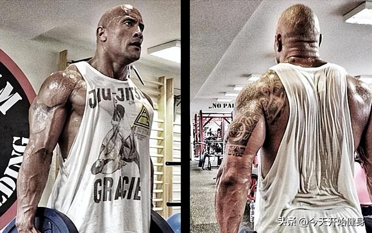 巨石强森怎么练得如此强壮,巨石强森背部肌群训练视频
