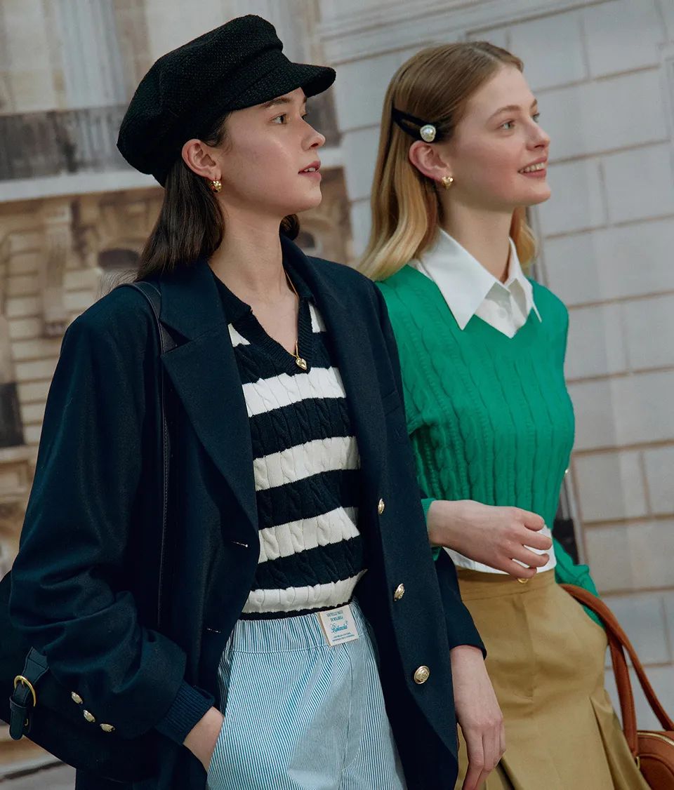 洋气时髦吊带针织,日系温柔风宽松慵懒新款针织