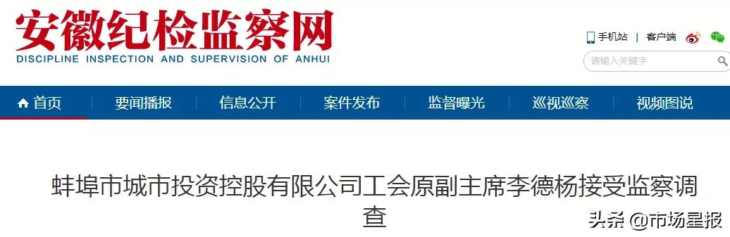 安徽4名干部同日宣布被查,安徽一干部被查两名干部被处分