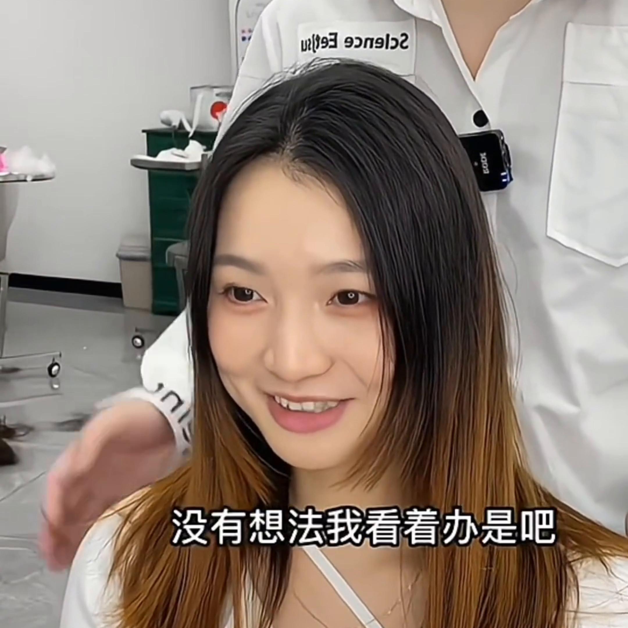 托尼老师说我适合齐肩的发型,托尼老师建议圆脸发型