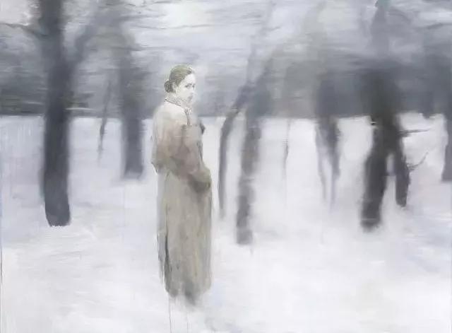 何多苓俄罗斯写生油画,何多苓油画2007