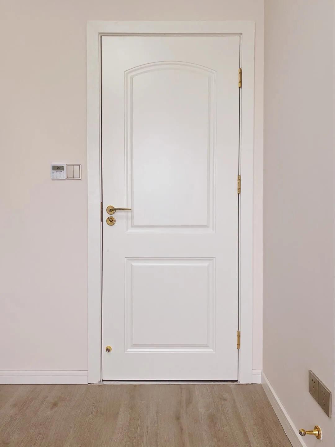 白墙搭配什么颜色木门,房间木门颜色搭配效果图