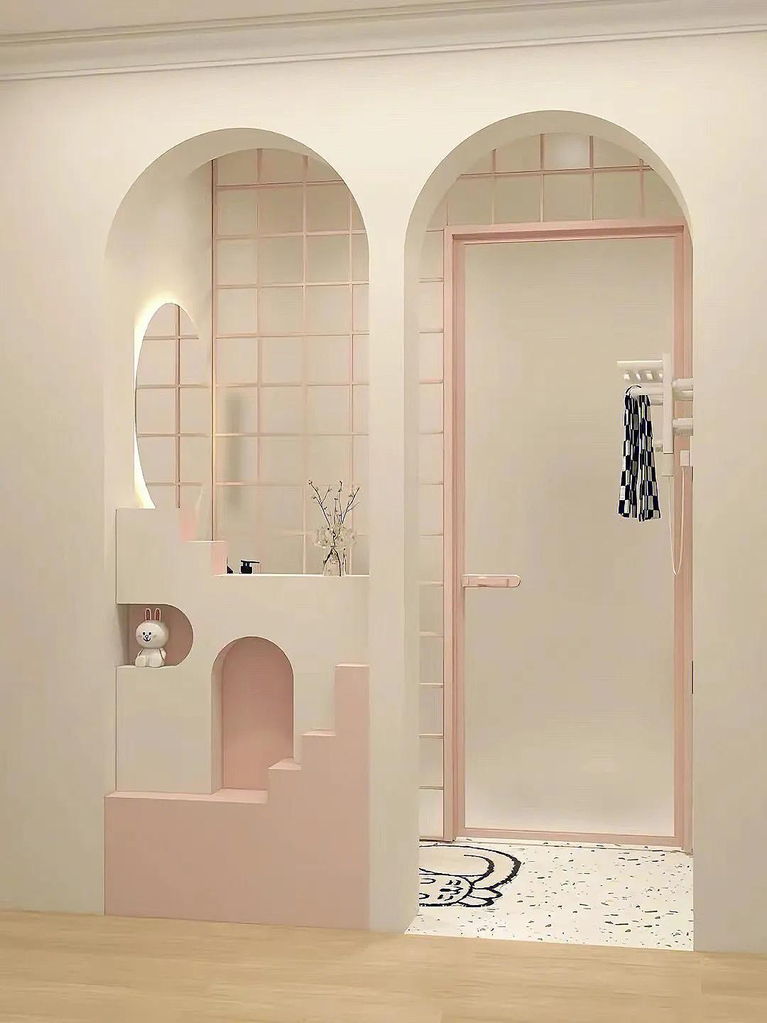 卫生间3色效果图,30款卫生间干区效果图