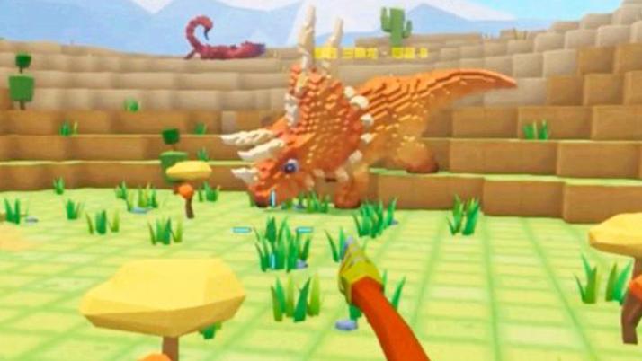 方块方舟抓厉害的变异霸王龙,方块方舟变异