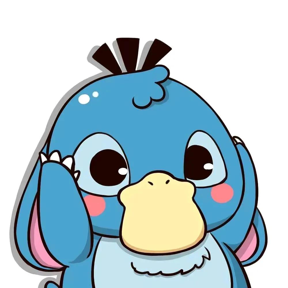 各种可达鸭头像,可爱可达鸭头像大全