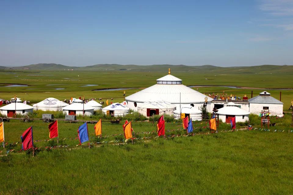 呼伦贝尔大草原高清素材,分享内蒙古草原天空照