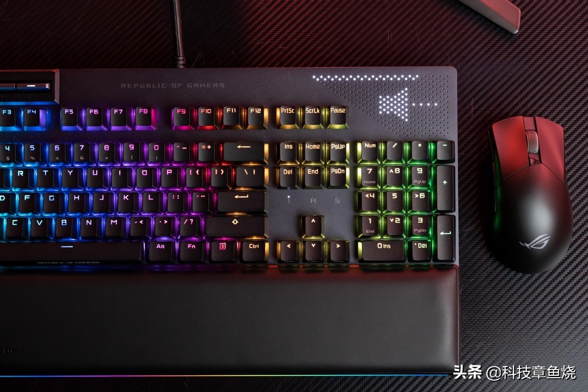 rog键盘耀光2键盘图,rog键盘耀光2幻测评